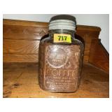 Sunshine Brand coffee jar