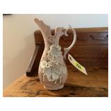 Pink floral pitcher