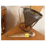 Canning sieve, pestle