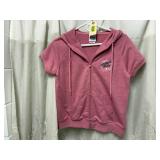 Nascar Racing short sleeve front zip hoodie