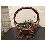 Watering can party lights, basket