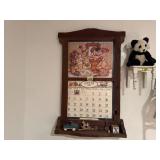 Barn wood calendar holder