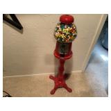 Red gumball machine