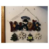 Happy Holidays wall sign