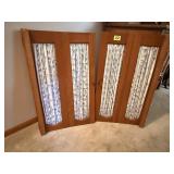 Pair of indoor window shutters