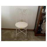 White bistro chair