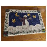 Snowman rug