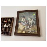 Vintage cat artwork