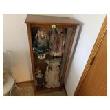 Small curio cabinet, no contents included