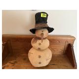Plush snowman
