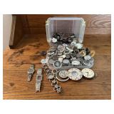 Tote of watch parts