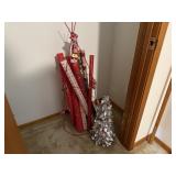 Christmas wrapping paper, tree