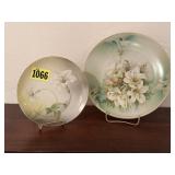 Floral decorative plates (2)
