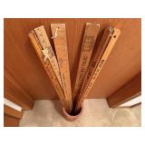 Clay tile of yard sticks