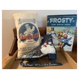 Frosty the Snowman book, Sno Flour sack, hand