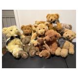 Plush teddy bear collection