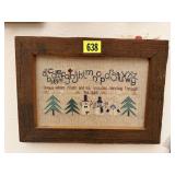 Christmas needlepoint