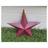 Red painted star