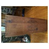 Boots & Shoes wooden crate