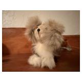 Fluffy pup wind up toy