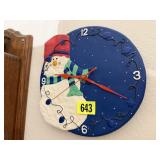 Battery operated wall clock
