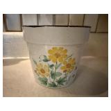 Flower pot, wall hangers (3)