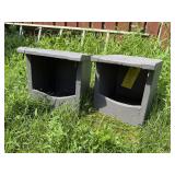 Painted nesting boxes (2)