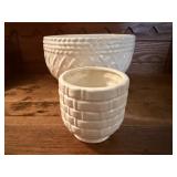 Haeger pottery flower pots (2)