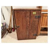 Primitive Searchlight Matches wooden crate