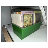 Gardening, plant card file