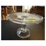 Glass cake stand