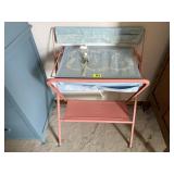 Toy baby doll changing table