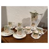 German coffee service china set