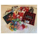 Gift bags, ribbon, bows