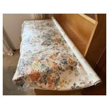 Role of floral fabric yardage