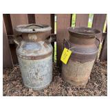 Milk cans (2)
