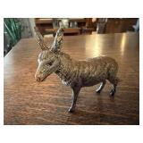 Metal donkey collectible