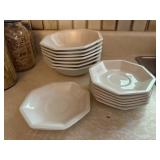Johnson Brothers saucers, bowls