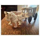 Cast iron stagecoach