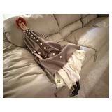 Folk art needlepoint doll