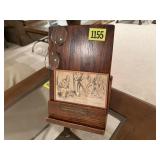 Dahlberg Office Supply wooden easel, card, eye