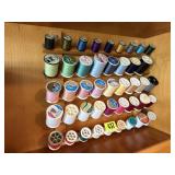 Spools of thread, organizer not included