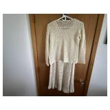 Crocheted, 3 piece matched set,tank, dress,