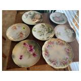 Floral decorative china plates (7)