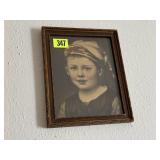 Antique portrait artwork