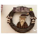 Holly Jolly Christmas wreath