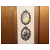 Ornate gold framed Victorian pictures (2)