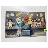 Diamond Dyes metal sign