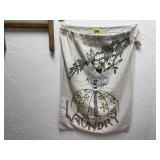 Needlepoint laundry bag