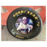 Dale Earnhardt race tire wall decor